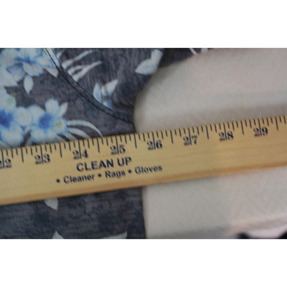 TOMMY BAHAMA Men's Hawaiian Camp Shirt All Silk Floral Pattern Short Sleeve 2XL - Picture 12 of 13